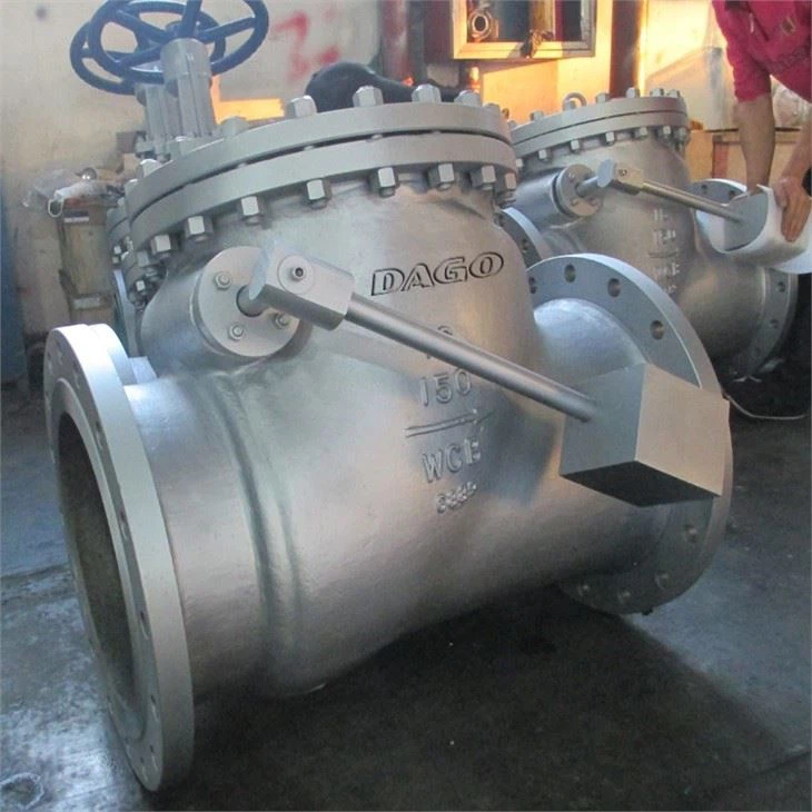 Check Valve With Counter Weight